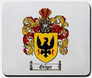 Origer coat of arms mouse pad