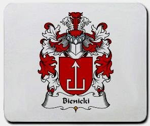 Bienicki coat of arms mouse pad