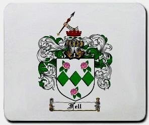 Fell coat of arms mouse pad