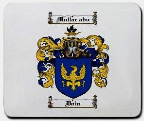 Doin coat of arms mouse pad