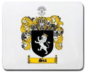 Sea coat of arms mouse pad