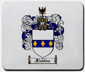 Fieldine coat of arms mouse pad