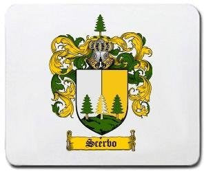 Scerbo coat of arms mouse pad