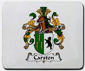 Carsten coat of arms mouse pad