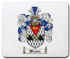 Wimble coat of arms mouse pad