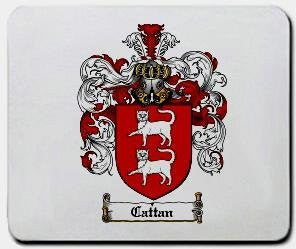 Cattan coat of arms mouse pad