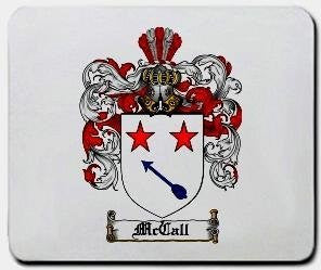 Mccall coat of arms mouse pad
