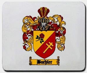 Buehler coat of arms mouse pad