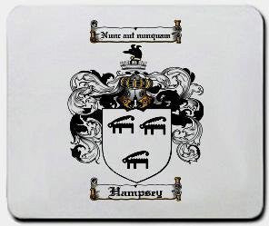 Hampsey coat of arms mouse pad