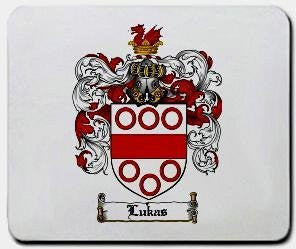 Lukas coat of arms mouse pad