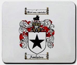 Assheton coat of arms mouse pad