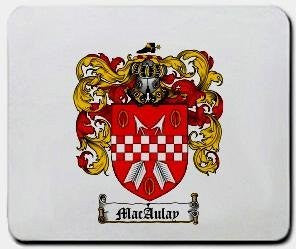Macauley coat of arms mouse pad