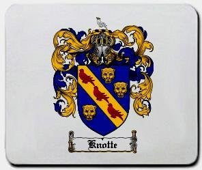 Knotte coat of arms mouse pad