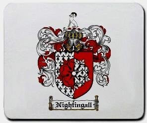 Nightingall coat of arms mouse pad