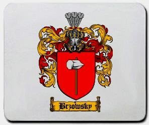Brzowski coat of arms mouse pad
