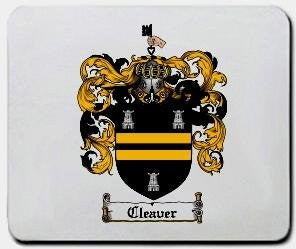 Cleaver coat of arms mouse pad