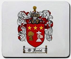 O'freiel coat of arms mouse pad