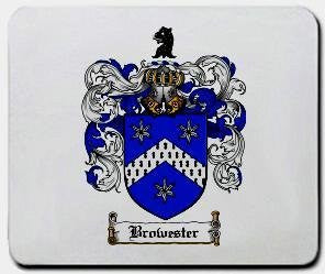 Browester coat of arms mouse pad