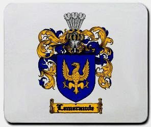 Lemerande coat of arms mouse pad