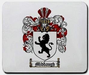 Middaugh coat of arms mouse pad