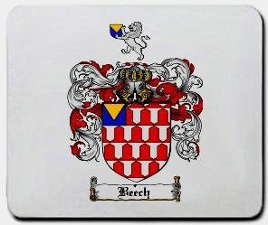 Beech coat of arms mouse pad