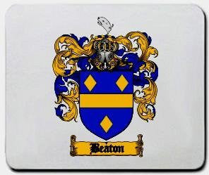 Beaton coat of arms mouse pad