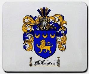 Mcgauren coat of arms mouse pad