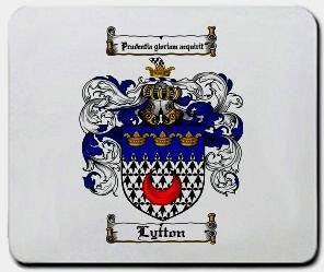 Lytton coat of arms mouse pad