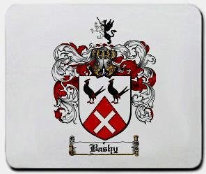 Bashy coat of arms mouse pad