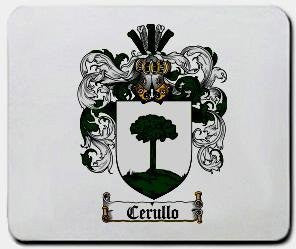 Cerullo coat of arms mouse pad