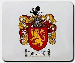 Meridith coat of arms mouse pad