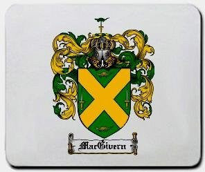 Macgivern coat of arms mouse pad