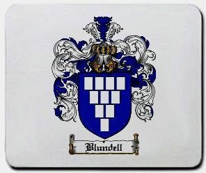 Blundell coat of arms mouse pad
