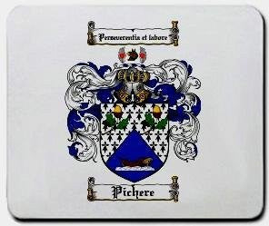 Pichere coat of arms mouse pad