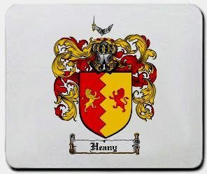 Heany coat of arms mouse pad