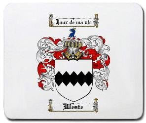 Weste coat of arms mouse pad