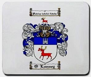 O'lunney coat of arms mouse pad