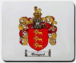 Ginyard coat of arms mouse pad