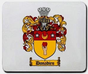 Donadieu coat of arms mouse pad