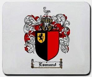 Esmund coat of arms mouse pad
