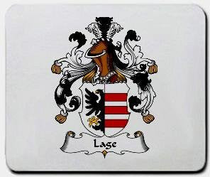 Lage coat of arms mouse pad