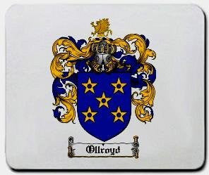 Ollroyd coat of arms mouse pad