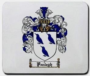Penlegh coat of arms mouse pad