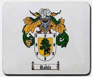 Roble coat of arms mouse pad