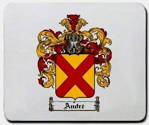 Andre coat of arms mouse pad