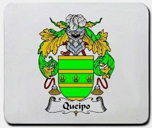 Queipo coat of arms mouse pad