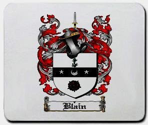 Blain coat of arms mouse pad