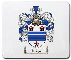 Treys coat of arms mouse pad