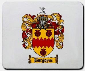 Burgoyne coat of arms mouse pad