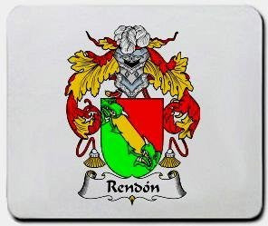 Rendon coat of arms mouse pad